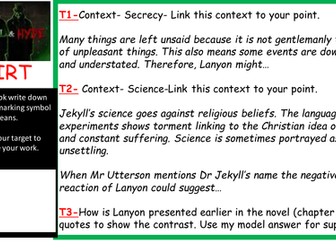 Jekyll and Hyde- Outstanding Context Lesson