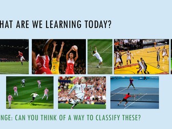 Edexcel GCSE PE (9-1) 2016- Sport Psychology- Classification of Skills & Practices