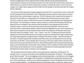 2017 AQA level 9 model answer example love and relationships poetry love's philosophy sonnet 29