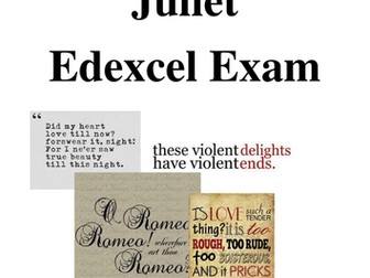 Edexcel Romeo and Juliet Exam Booklet