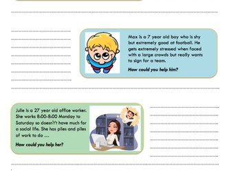 Benefits of Exercise Scenarios - BTEC Sport