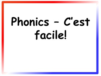 French phonics