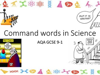 Command words in Science