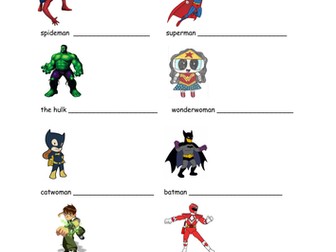 Year 1 using capital letters