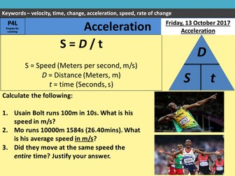 Calculating Acceleration