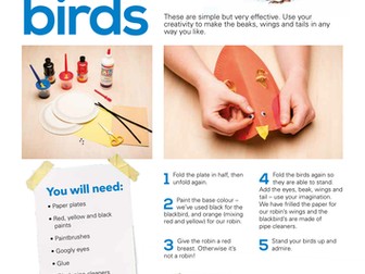 Early Years Big Schools' Birdwatch lesson and supporting resources [inc Welsh version]