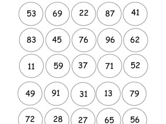 Recognise the place value of each digit in a two-digit number (tens, ones) - Board Game
