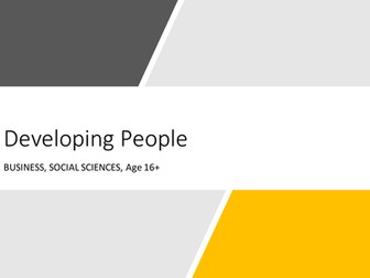 Developing People - Company Training