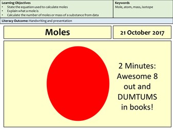 GCSE Chemistry Moles