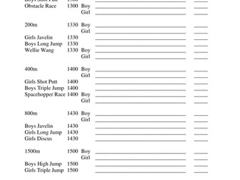 Functional Mathematics: School Sports Team