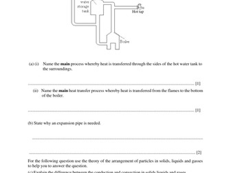 CIE Thermal Physics Practice (Past Paper) Questions