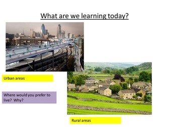 Rural and urban environments