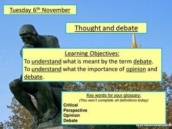 Thinking outside the box debating and thinking about how we think