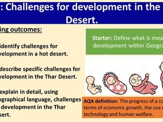 Challenges of development in the Thar Desert