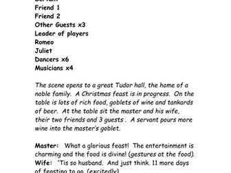 Tudor Christmas play script