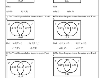 Venn diagram worksheet