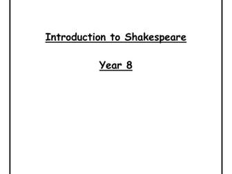 Introduction to Shakespeare Booklet
