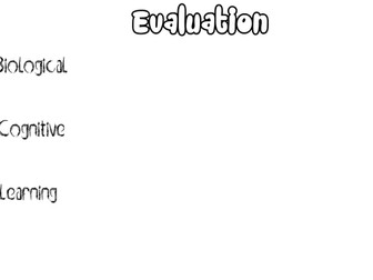 Evaluation of Approaches