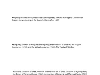 Henry VII revision guides