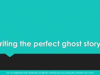 Writing a Ghost Story