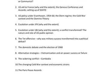 Vietnam War Student Revision Guide