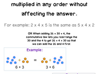 Commutative Law poster