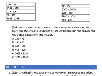 Estimating Answers