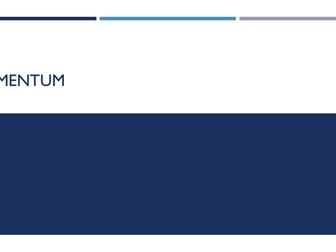 Change of Momentum (Ks3/4) Year 8-9