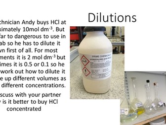 Calculating Dilution of Soutions