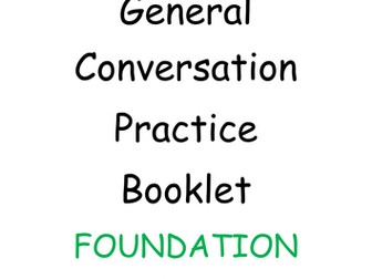 AQA GCSE Spanish General Conversation Foundation