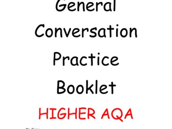 AQA GCSE Spanish General Conversation Higher