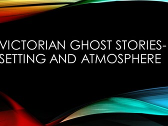Victorian Ghost Stories and A Christmas Carol Stave I