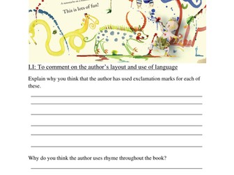 Cave baby Guided reading