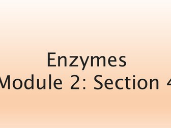 NEW SPEC OCR A AS BIOLOGY Enzymes