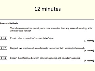 AQA A Level Sociology - Education and Research Methods - Questionnaires