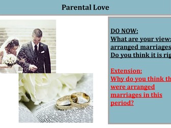 ACT 1, SCENE 3 - PARENTAL LOVE