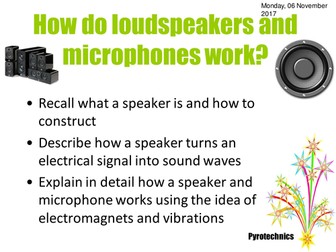 Loudspeakers and microphones