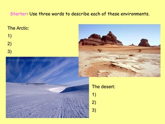 AQA Biology *2017 Spec* Ecology Lesson 5; Adaptation