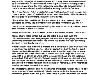 Short Story Lesson- The Fun they Had by Isaac Asimov