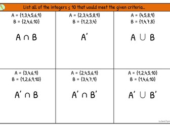Venn diagrams and sets worksheet - New Maths GCSE - Mastery