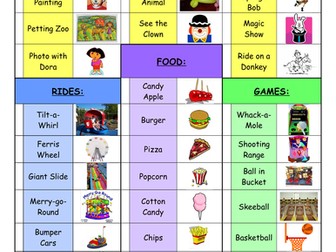 Introduction to Budgeting / Saving - Fun at the Fair!