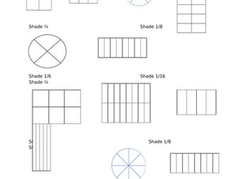 Finding Fractions of Shapes