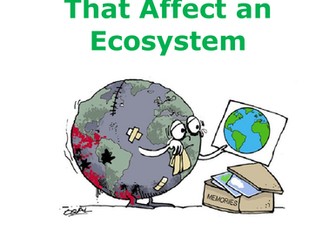 Human activities that effect ecosystem