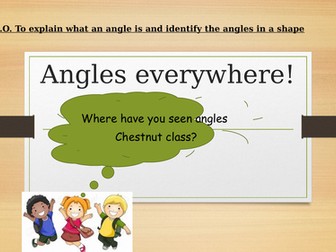 a ppt on angles and their use in everyday life year 3 or 4