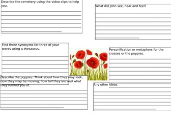 Remembrance work to create poetry or descriptions.