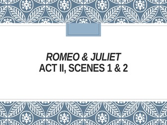 Romeo and Juliet Act 2