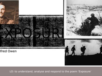 Three Lesson Analysis of 'Exposure' AQA Power and Conflict Poetry