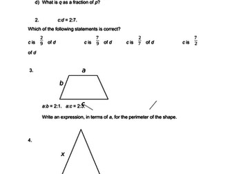 Higher GCSE Ratio Problems