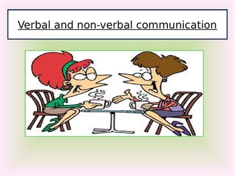 Verbal and Non-verbal communication lesson 1