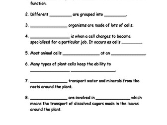 Stem Cell - New AQA Biology GCSE